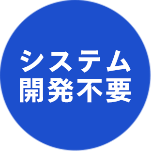 システム開発不要