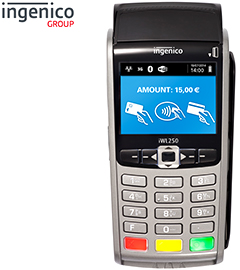 Ingenico製 EMV対応クレジット決済端末機「iWL250」